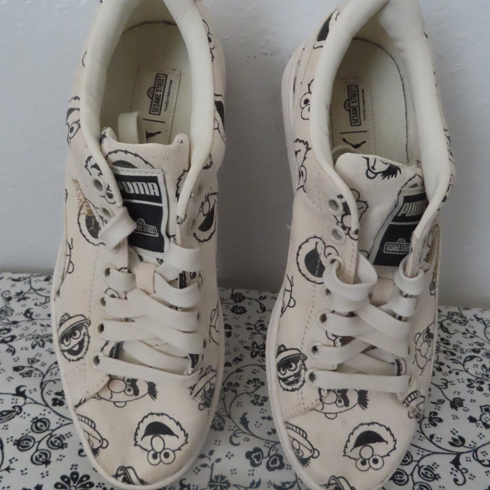 PUMA basket x SESAME STREET  Whisper White Limited Edition sz 6